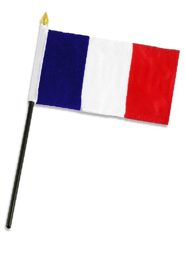 France stick flag - stick, table